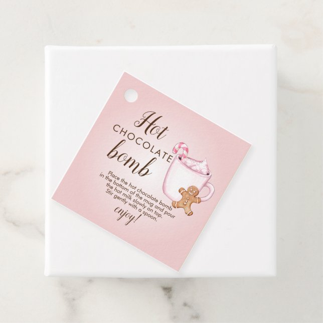 Hot chocolate bomb tag (In Situ)