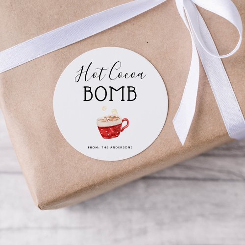 Hot Chocolate Bomb Tag