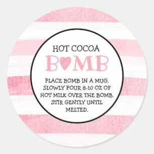 Hot Chocolate Bomb Valentine Tag