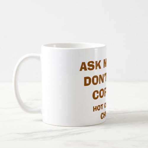 HOT CHOCOLATE CHUG MUG