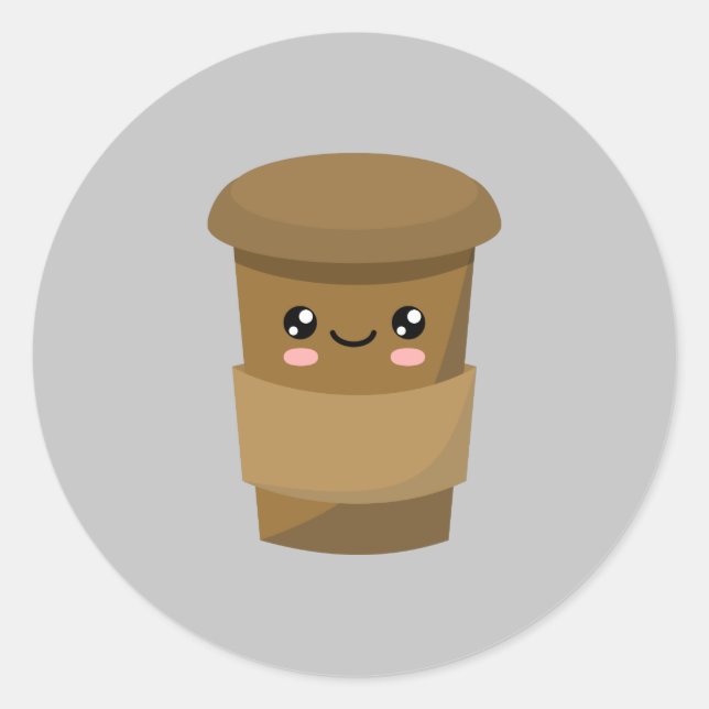 Hot Chocolate Classic Round Sticker (Front)