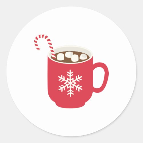 Hot Chocolate Classic Round Sticker