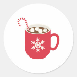 Hot Chocolate Classic Round Sticker