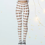 Hot Chocolate Cocoa Holiday Christmas Drinks Leggings<br><div class="desc">Leggings feature an original holiday-themed marker illustration of a delicious mug of hot chocolate. Ideal for an ugly Christmas sweater party (matching sweatshirt available!) or for any holiday celebration. This design is also available on other products. Don't see what you're looking for? Need help with customization? Contact Rebecca to have...</div>