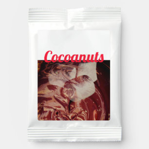 Hot chocolate cocoa marshmallow funny typography  hot chocolate drink mix