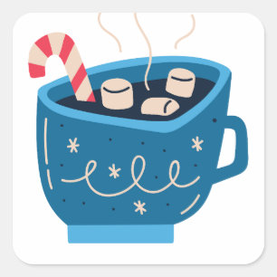 Hot Chocolate Cocoa Mug Sticker