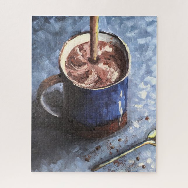 Hot Chocolate Coffe Morning Mood Jigsaw Puzzle (Vertical)