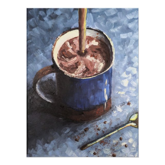 Hot Chocolate Coffe Morning Mood Poster (Front)