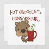 Hot Chocolate Connoisseur Boy Bear (Front/Back)