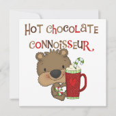 Hot Chocolate Connoisseur Boy Bear (Front)