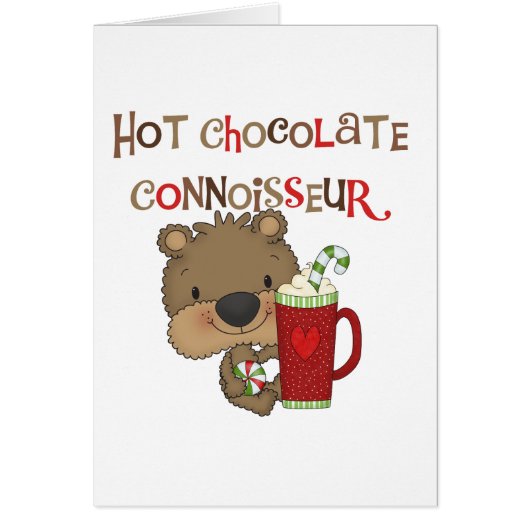 Hot Chocolate Connoisseur Boy Bear (Front)