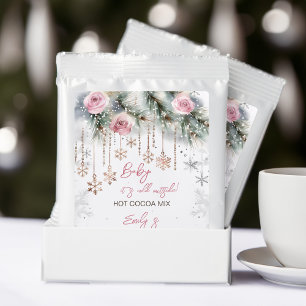 Hot chocolate favors winter baby shower favors drink mix