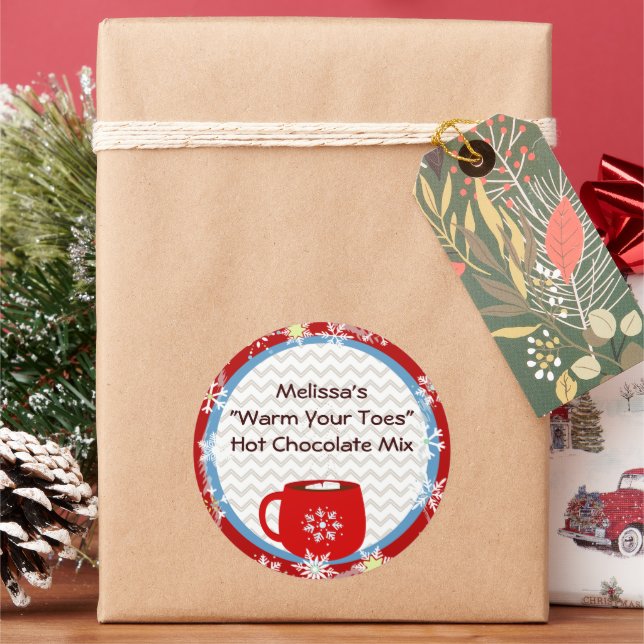 Hot Chocolate Gift Tag (Holiday)
