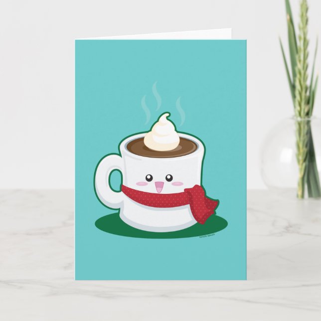 Hot Chocolate Holiday Card (Front)
