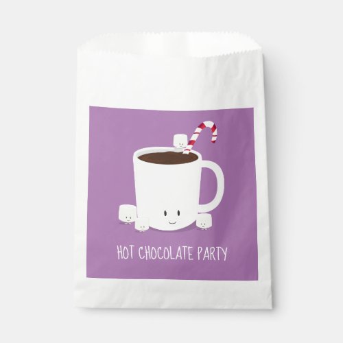 Hot Chocolate Hot Cocoa Christmas Party Favor Bag