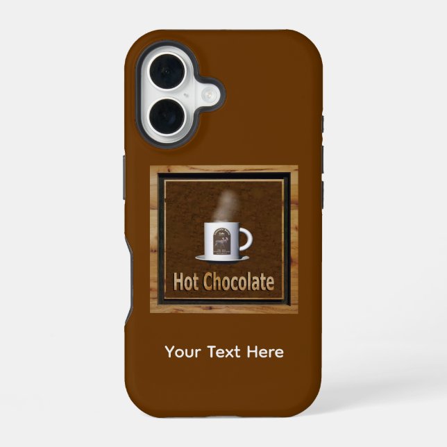 Hot Chocolate Iphone Case (Back)