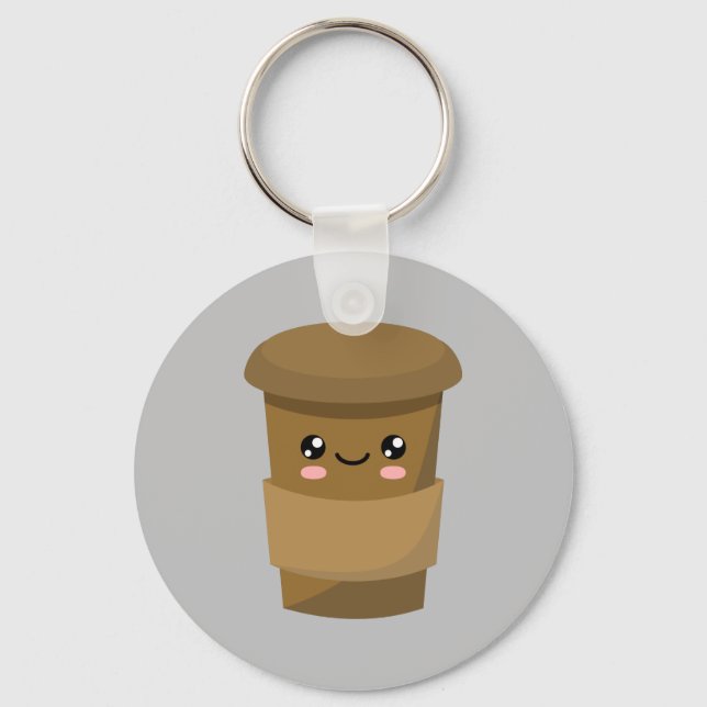 Hot Chocolate Keychain (Front)