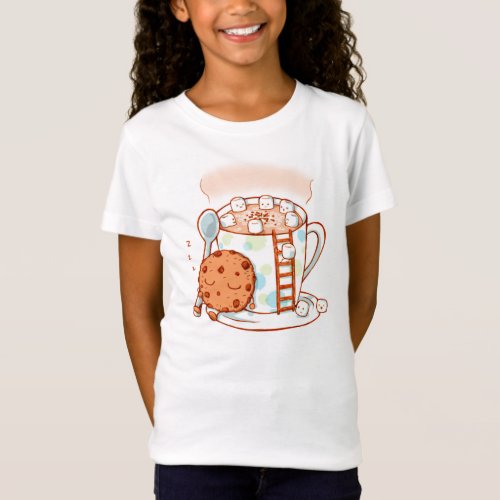 Hot Chocolate Kids Illustration T Shirt