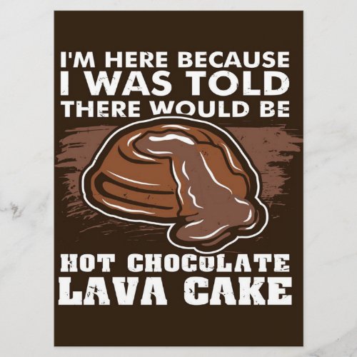 Hot Chocolate Lava Cake_ Cute Chocolate Lover Gift Menu