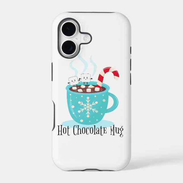 Hot Chocolate Mug Iphone Case (Back)