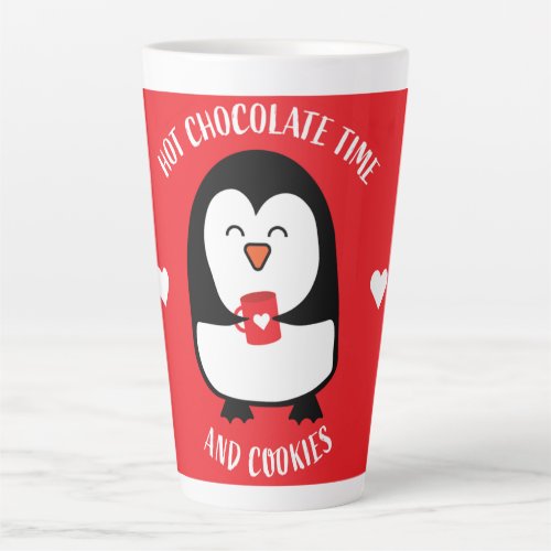 Hot Chocolate Penguin Drinker  Latte Mug