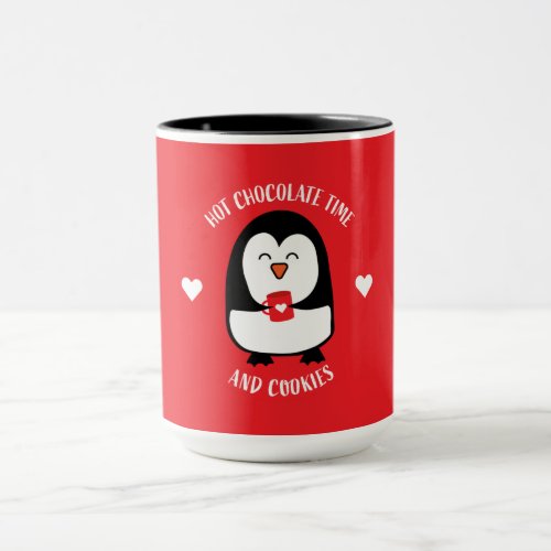 Hot Chocolate Penguin Drinker Mug
