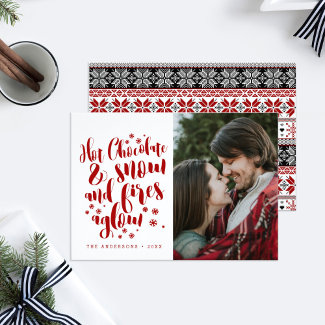 Hot Chocolate & Snow Rhyme Design