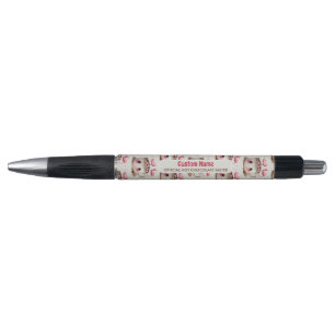 Hot Chocolate Taster Cute Pink and Cream Pen