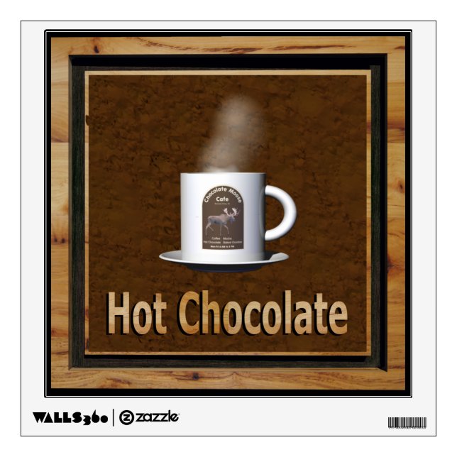 Hot Chocolate Wall Decal (Front)