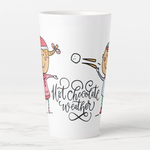 Hot Chocolate Weather Latte Mug