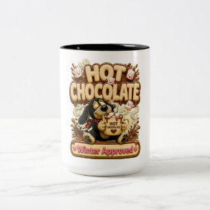 Hot Chocolate Winter Approved Cozy Two-Tone Coffee Mug