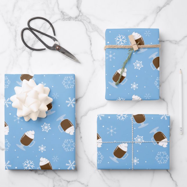 Hot Chocolate  Wrapping Paper Sheets (Front)