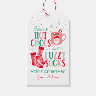 Hot Chocs and Fuzzy Socks Gift Tag