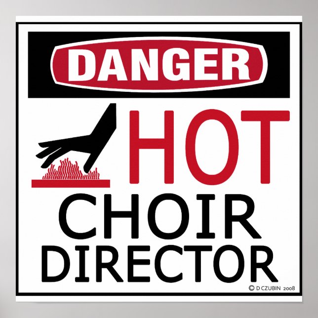 Hot Choir Director Poster (Front)