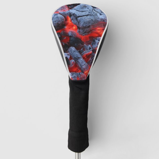 Hot coals golf head cover (Front)
