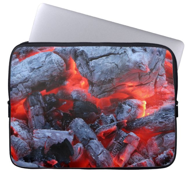 Hot coals laptop sleeve (Front)