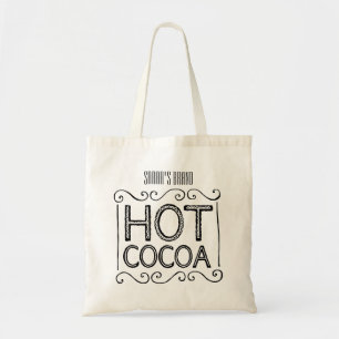 Hot Cocoa Add Your Name Tote Bag