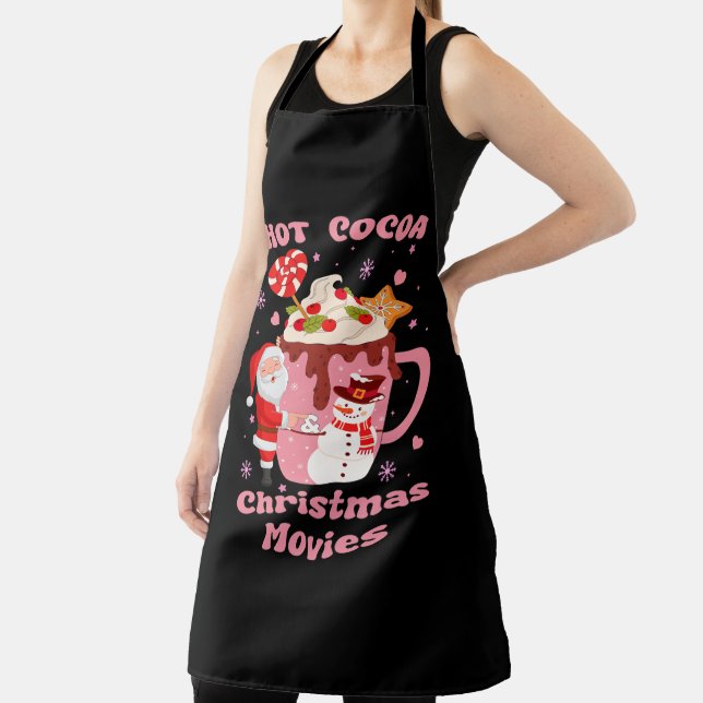 Hot Cocoa And Christmas Movies  Apron (Insitu)