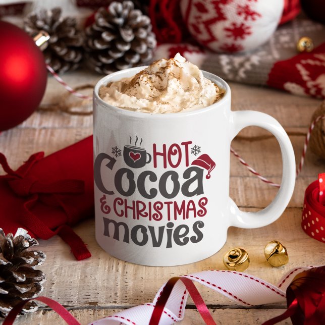 Hot Cocoa and Christmas Movies Cocoa Coffee Mug (Creator Uploaded)