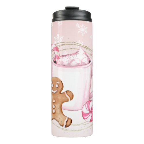 Hot Cocoa and Ginger cookie Travel Mugs