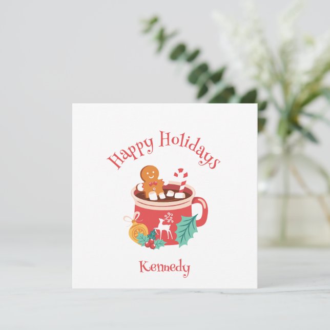 Hot Cocoa and Gingerbread (Standing Front)