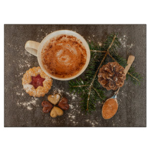 Hot Cocoa and Spices Cutting Board