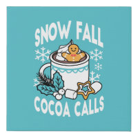 Hot Cocoa and Winter Charm - Snow Fall Cocoa Calls