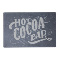 Hot Cocoa Bar Chalkboard Reversable