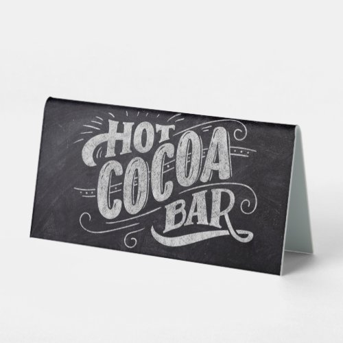 Hot Cocoa Bar Chalkboard Sign