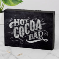 Hot Cocoa Bar Chalkboard Sign