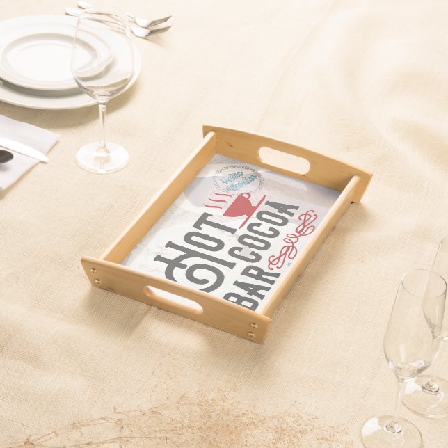Hot Cocoa Bar Serving Tray (Front)