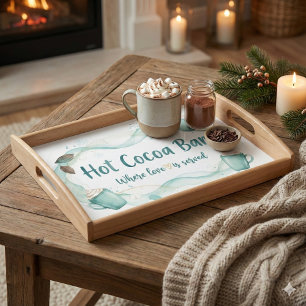 Hot Cocoa Bar Serving Tray
