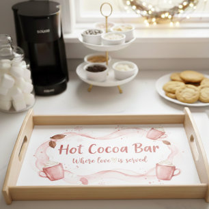 Hot Cocoa Bar Serving Tray
