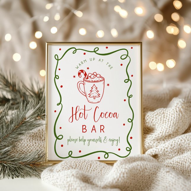 Hot Cocoa bar sign (Creator Uploaded)